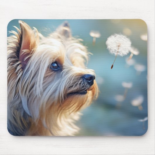 Yorkshire Terrier Dog Pet Animal Mousepad (Vorne)