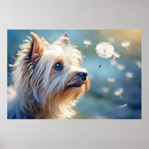 Yorkshire Terrier Dog Pet Animal Poster