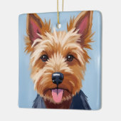 Yorkshire Terrier | Dog Portrait Painting Keramikornament (Links)