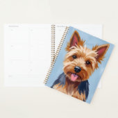 Yorkshire Terrier Dog Portrait Painting Planer (Anzeige)