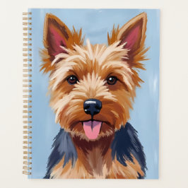 Yorkshire Terrier Dog Portrait Painting Planer