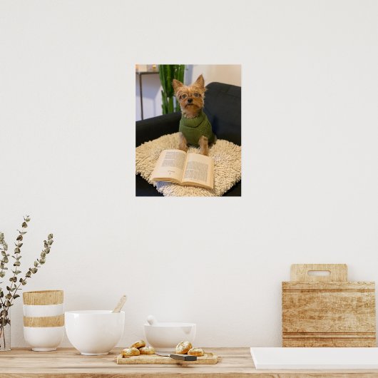 Yorkshire Terrier Dog Poster (Küche)