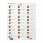 Yorkshire Terrier Dog Return Address Label (Vorne)
