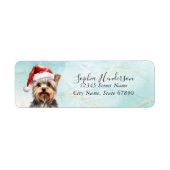 Yorkshire Terrier Dog Return Address Label (Vorne)