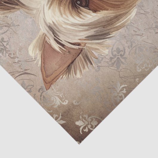 Yorkshire Terrier Dog Seidenpapier (Detail)