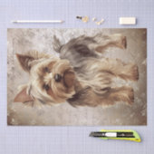 Yorkshire Terrier Dog Seidenpapier (Handwerk)