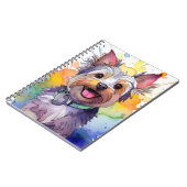 Yorkshire Terrier Dog Spiral Notebook Notizblock (Linke Seite)