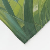 Yorkshire Terrier Dog Spring Flowers Fleecedecke (Ecke)