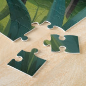 Yorkshire Terrier Dog Spring Flowers Puzzle (Seite)