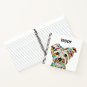 Yorkshire Terrier Dog Square Notebook Notizblock (Innenseite)
