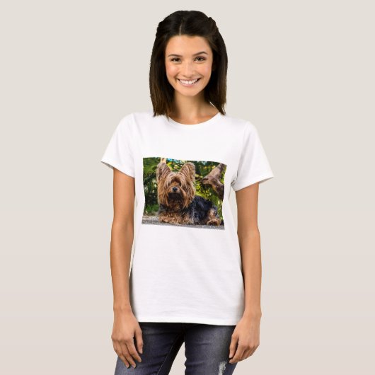 Yorkshire Terrier Dog T-Shirt (Vorne ganz)