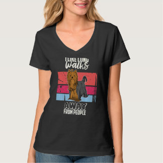 Yorkshire Terrier Dog Vintag 30 T-Shirt
