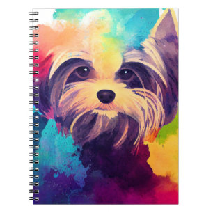 Yorkshire Terrier Dog Wild Nature Animal Colors Ar Notizblock