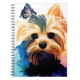 Yorkshire Terrier Dog Wild Nature Animal Colors Ar Notizblock