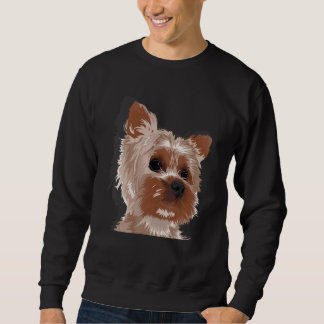 Yorkshire Terrier Dog Yorki Dog Organisator Sweatshirt