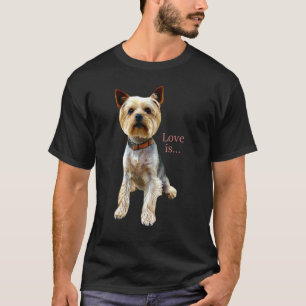 Yorkshire Terrier Dog Yorkie Mama Vater Liebe Terr T-Shirt
