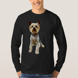 Yorkshire Terrier Dog Yorkie Mama Vater Liebe Terr T-Shirt