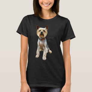 Yorkshire Terrier Dog Yorkie Mama Vater Liebe Terr T-Shirt