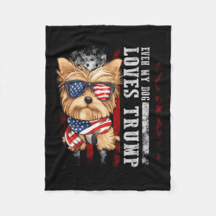 Yorkshire Terrier Dog Yorkie sogar meine Lieben Tr Fleecedecke
