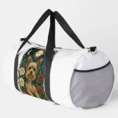 Yorkshire Terrier Duffle Bag (Rechte Ecke)