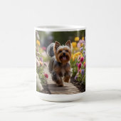 Yorkshire Terrier Elegant Coffee Tasse (Mittel)
