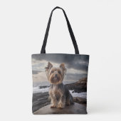 Yorkshire Terrier Elegant Tasche (Rückseite)