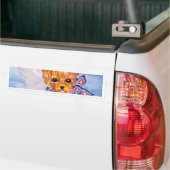 Yorkshire Terrier Engel Autoaufkleber (Auf Lkw)