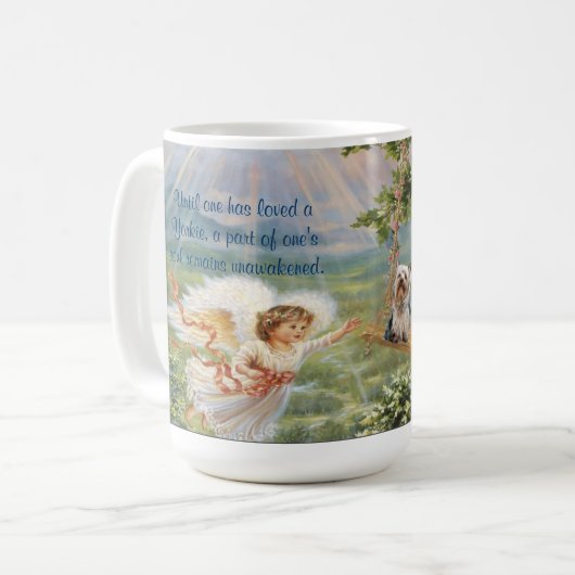 Yorkshire-Terrier-Engels-Tasse Kaffeetasse (Vorderseite Links)