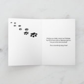 Yorkshire Terrier Enkelin niedliche Weihnachtswüns Karte (Innenseite)