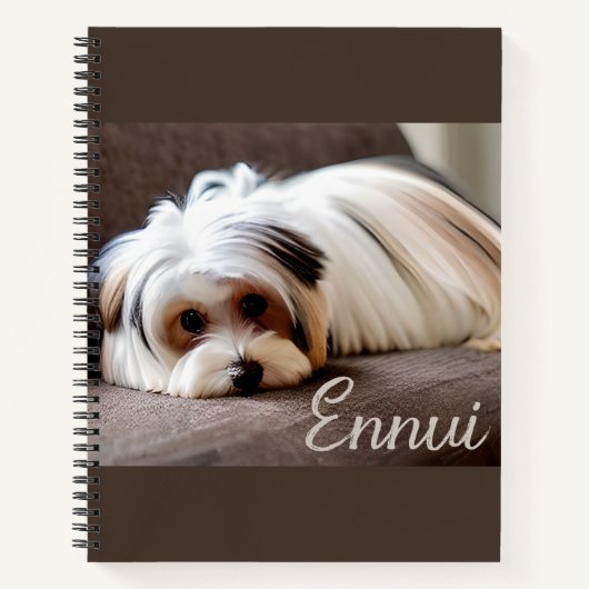 Yorkshire Terrier, Experiencing Ennui Journal Notizblock (Vorderseite)