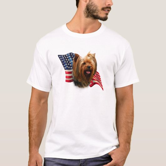 Yorkshire Terrier Flag T-Shirt (Vorderseite)