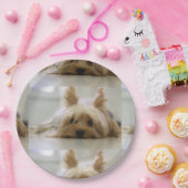 Yorkshire-Terrier flat.png Pappteller (Party)