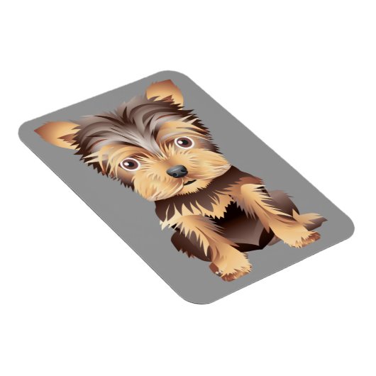 Yorkshire Terrier Flex Magnet (Rechte Seite)