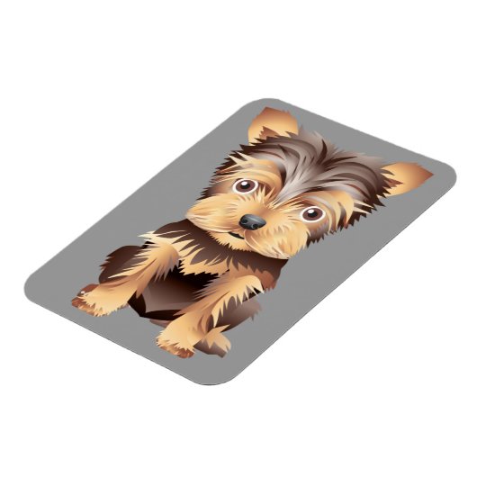 Yorkshire Terrier Flex Magnet (Linke Seite)