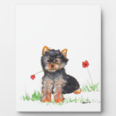 Yorkshire Terrier Fotoplatte (Vorderseite)