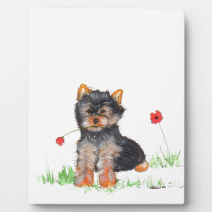 Yorkshire Terrier Fotoplatte