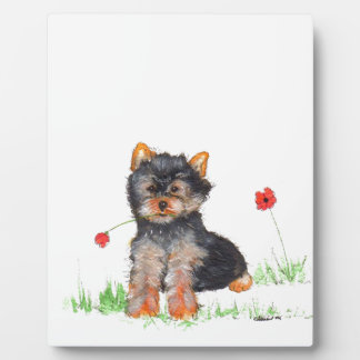 Yorkshire Terrier Fotoplatte