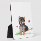 Yorkshire Terrier Fotoplatte (Seite)
