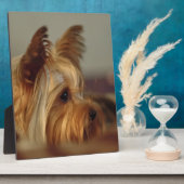 Yorkshire Terrier Fotoplatte (Seite)