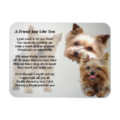 Yorkshire Terrier Friend Geem Magnet (Horizontal)