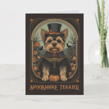 Yorkshire Terrier Frohe Halloween-Grüße