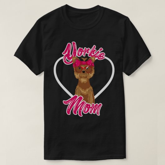 Yorkshire Terrier Funny Yorkie Mama T-Shirt (Design vorne)