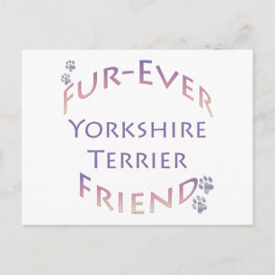 Yorkshire Terrier Furever Friend Postkarte