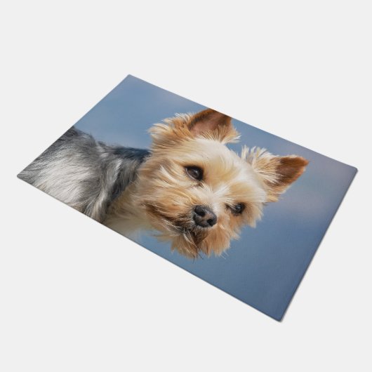 Yorkshire Terrier Fußmatte (Schrägansicht)