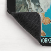 Yorkshire-Terrier-Gemälde von Alfred Fox Mousepad (Ecke)