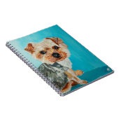 Yorkshire-Terrier-Gemälde von Alfred Fox Notizblock (Rechte Seite)