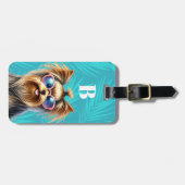 Yorkshire Terrier Gepäckanhänger (Vorderseite horizontal)