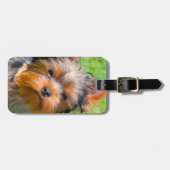 Yorkshire Terrier Gepäckanhänger (Vorderseite horizontal)