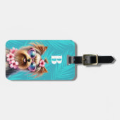 Yorkshire-Terrier-Gepäckanhänger Gepäckanhänger (Vorderseite horizontal)