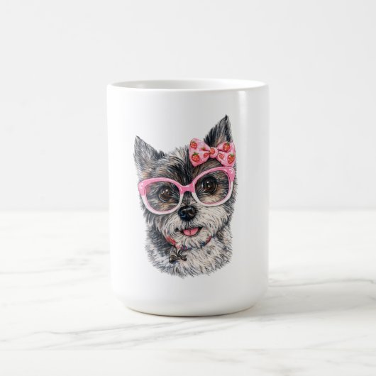 Yorkshire-Terrier-Geschenk für Hundebesitzer Kaffeetasse (Mittel)